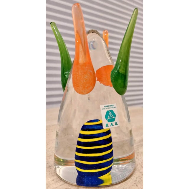 Shafaq Malik Postmodern Memphis Group-Style Glass Sculpture For Sale - Image 9 of 10