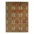 9x12 Brown Hand-Knotted Wool Floral Trellis Motif European Modern Carpet Rug For Sale
