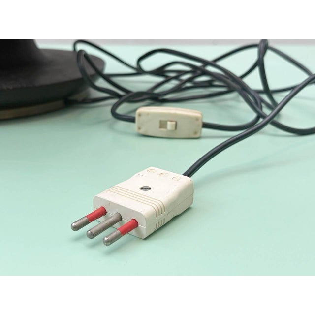 Table Lamp with Wavy Glass Shade in Murano Glass, 1920s For Sale - Image 12 of 15