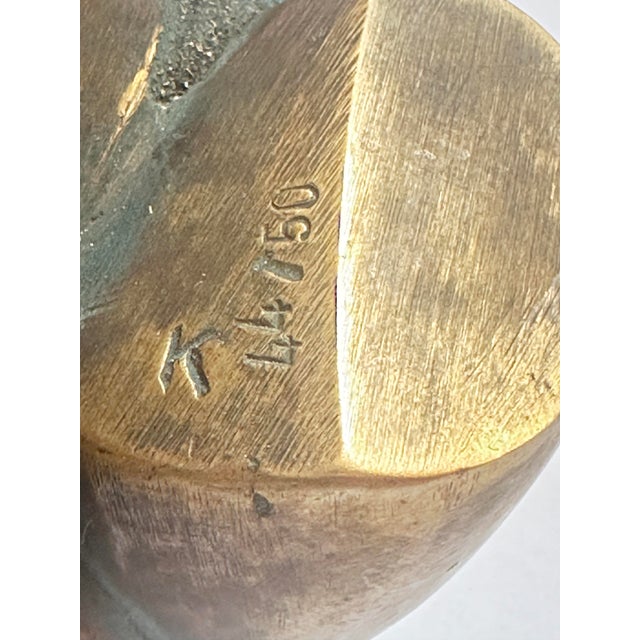 Peter Kern, Modern Nude Male Torso in Bronze, Limited Edition, 1980s, Bronze For Sale - Image 4 of 9