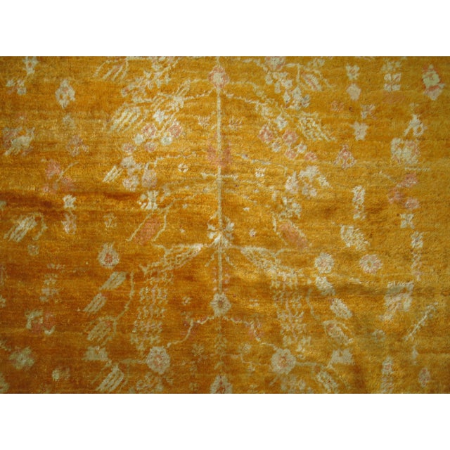 19th Century Angora Wool Oushak Rug For Sale In New York - Image 6 of 18