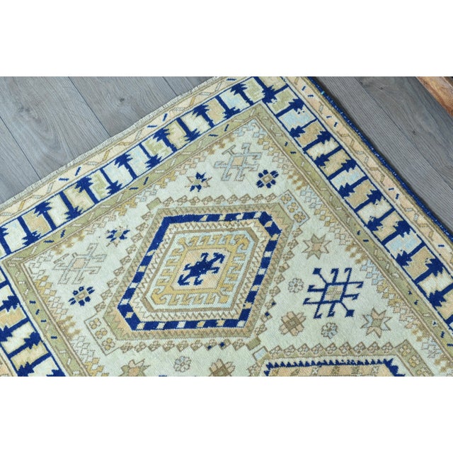 1960s 1960s Nomadic Distressed Area Rug For Sale - Image 5 of 11