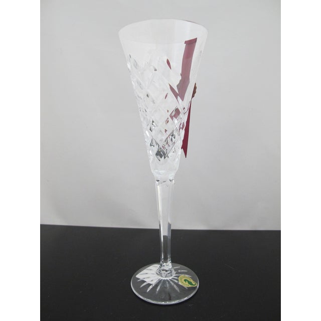 Waterford Waterford Crystal 12 Days of Christmas Calling Birds Champagne Flute Charm & Box For Sale - Image 4 of 14