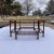 1970s Scalloped Brass Coffee Table in Faux Bamboo For Sale - Image 11 of 13