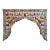 Vintage Door Valance Kutch Hand Embroidered Door Topper Curtain Wall Hanging For Sale
