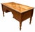 English Late 20th Century Compass Star Parquetry Oak Executive Desk With Keyboard Drawer & Carved Rope Edge For Sale - Image 3 of 9