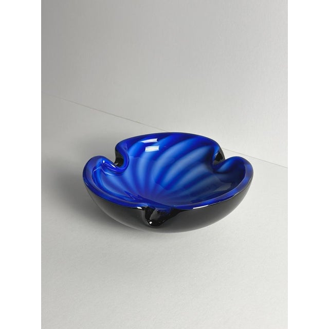 Murano Sommerso Glass Bowl by Alfredo Barbini, 1970s For Sale - Image 6 of 10