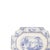 Porcelain - Dinner service - 19th century. English; 19th century decoration in shades of blue depicting a landscape with a...
