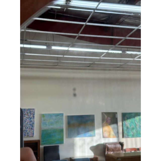 Wood Danish Teak Round Wall Mirror Mid-Century Modern 1960s For Sale - Image 7 of 10