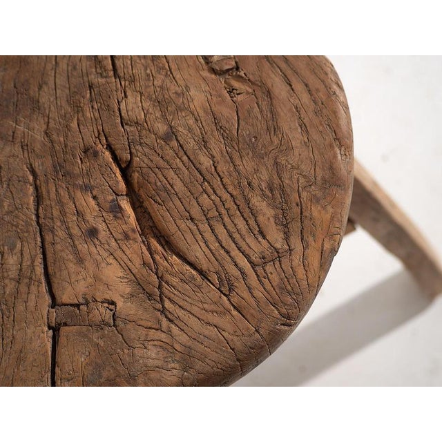 1920s Vintage Round Stool, 1920 For Sale - Image 5 of 7