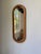 Brown Oval Wicker Mirror, Italy, 1960s For Sale - Image 8 of 15