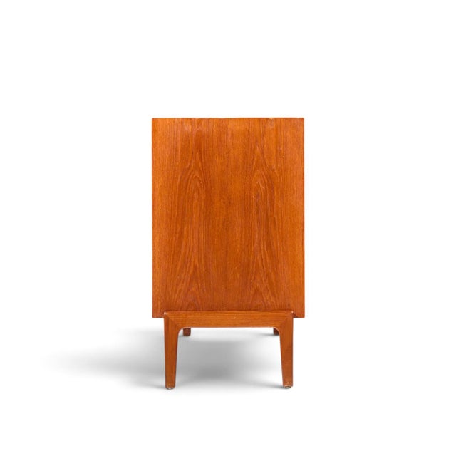 DUX Dux Style Mid Century Walnut Tambour Door Credenza For Sale - Image 4 of 9