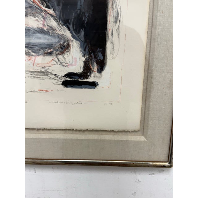 Circa 1977 Katherine Porter "Armed With a Burning Patience" Lithograph, Signed For Sale - Image 4 of 12