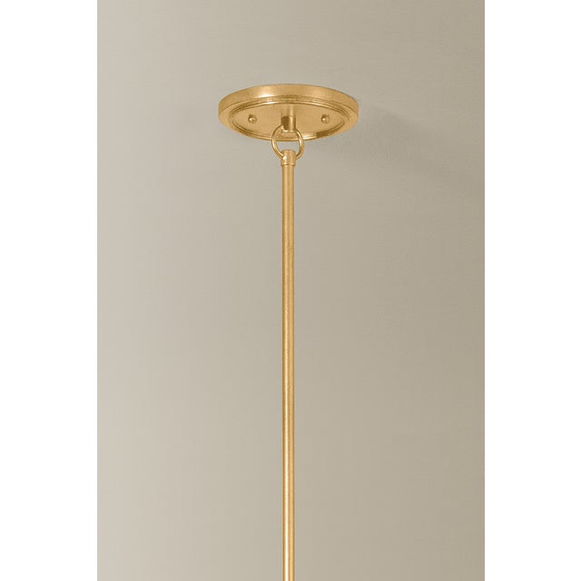 Hudson Valley Lighting Dekalb 48 in. 3 Light Chandelier in Vintage Gold Leaf Finish For Sale In New York - Image 6 of 8