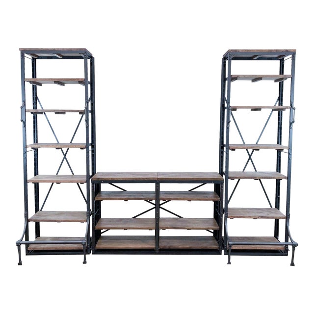 Restoration Hardware French Library Shelving Chairish