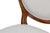 Louis XVI Dining Chairs with Oval Backs in Walnut, Sets of 2 For Sale - Image 9 of 12