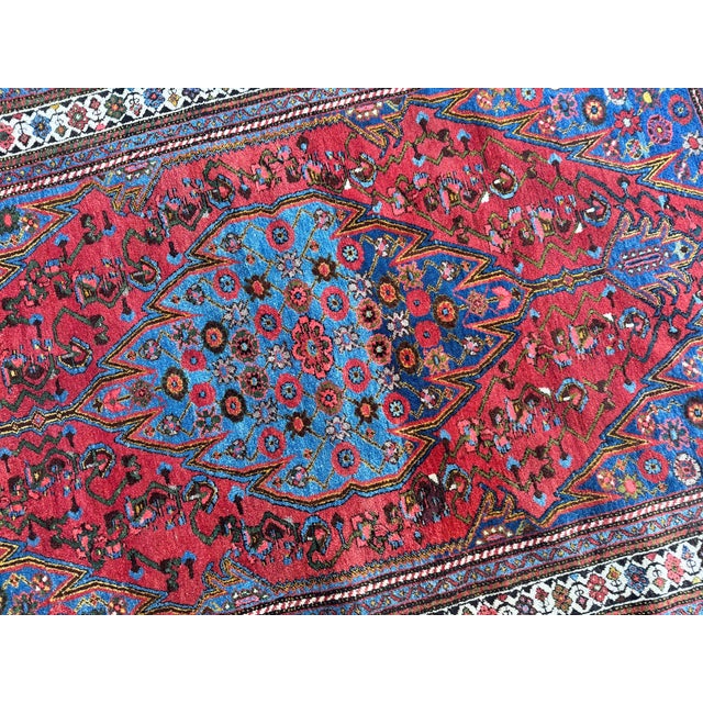 Antique Hamadan Rug, 1920s For Sale - Image 11 of 18
