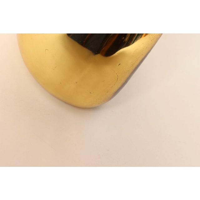 Vintage Brass Finish "Orb" Bookends by Ben Seibel for Jenfred Ware For Sale - Image 14 of 18