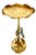 Mid 20th Century Pair of Carole Stupell Brass Lotus Lily Pad Side Tables, Hong Kong, Circa 1970s For Sale - Image 5 of 16