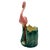 Mid-Century Modern Mid-Century Tropical Pink Flamingo Ceramic Tabletop Planter by Napco For Sale - Image 3 of 9