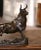 Metal 19th Century French Patinated Bronze Bull Sculpture Signed Georges Gardet For Sale - Image 7 of 12