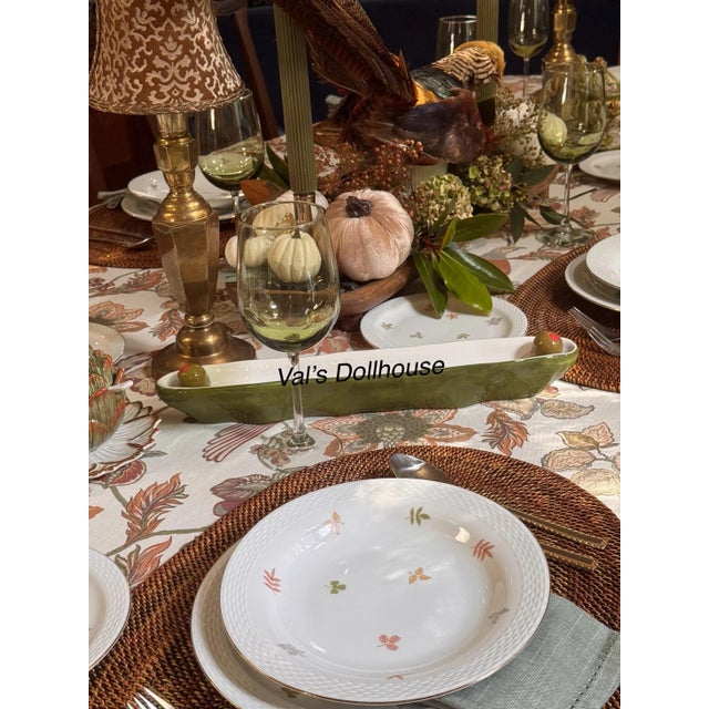 Mid-Century Johann Haviland Rosenthal Bavaria Autumn Leaves Pattern by Raymond Loewy - 33 Pieces For Sale - Image 15 of 18