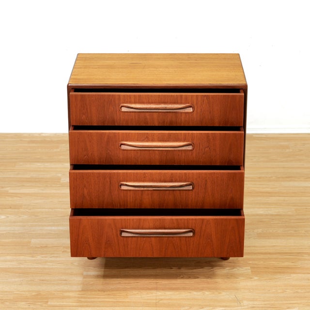 Wood 1960s Mid Century Teak Dresser Nightstand by G Plan For Sale - Image 7 of 10