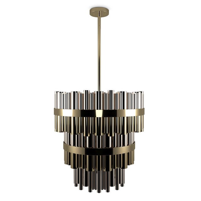 Metal Granville Chandelier by Creativemary For Sale - Image 7 of 7