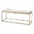 Jamie Young Shelby Bench in White For Sale