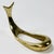 Unique vintage solid brass pipe rest in the style of artist Carl Aubock. Resembles a whale, offering display purpose when...