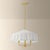 2020s Mitzi Shivonne 22 in. 3 Light Pendant in Aged Brass Finish For Sale - Image 5 of 8