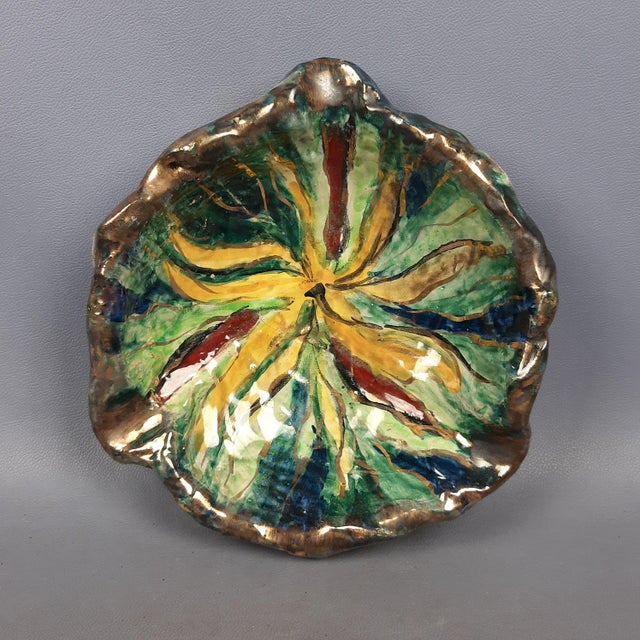 Modern Ashtray in Majolica by Groppello, 1960 For Sale - Image 3 of 16