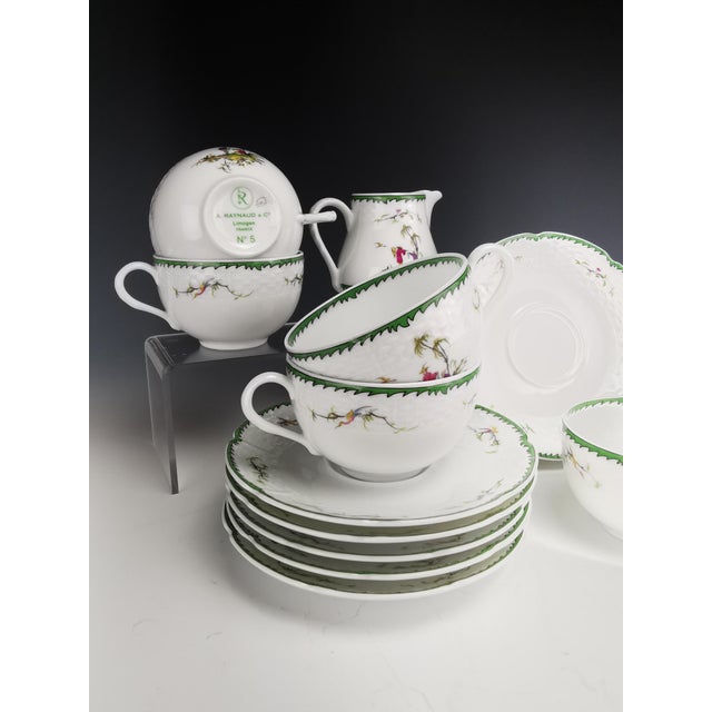 Magnificent coffee/tea set composition: 8 cups (1 cup scene 1, 2 cups scene 2, 1 cup scene 3, 1 cup scene 4, 1 cup scene...