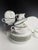 Magnificent coffee/tea set composition: 8 cups (1 cup scene 1, 2 cups scene 2, 1 cup scene 3, 1 cup scene 4, 1 cup scene...