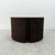 Mid-Century Modern Vintage Round Chocolate Brown Cork Coffee or Side Table – 1970s Postmodern For Sale - Image 3 of 10