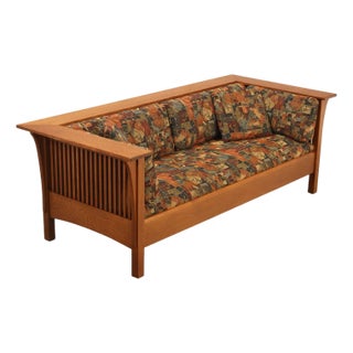 Stickley Mission Collection Oak Prairie Settle For Sale