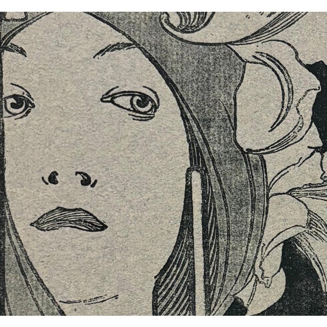 Mucha, Cover for l'Estampe Moderne, 1899, Lithograph For Sale - Image 7 of 9