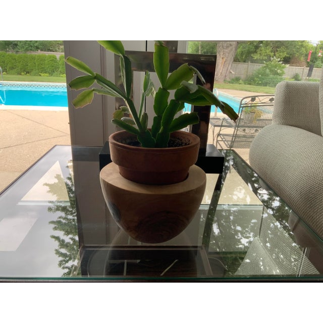 1970s Handmade Wood Burl Bowl For Sale - Image 10 of 11