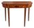 Early 19th Century Mahogany Demi Lune Shape Fold-Over Card Table With Mahogany Veneers For Sale