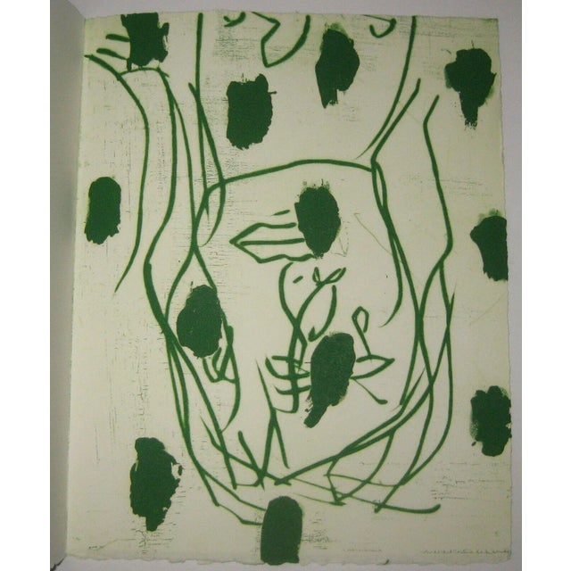 1992 Grune Punkte Abstract Etching and Aquatint by George Baselitz For Sale - Image 4 of 12