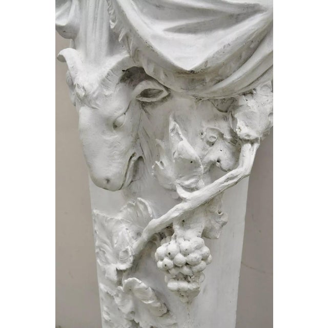 Vintage Italian Neoclassical Style Fiberglass Female Herm Autumn Statue For Sale In Philadelphia - Image 6 of 12