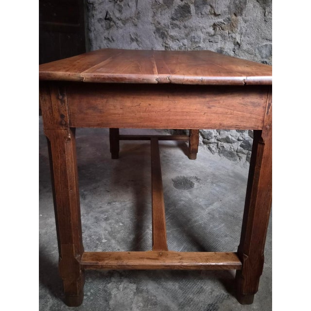 Antique French Farmhouse Table in Cherry, 1750s For Sale - Image 17 of 18