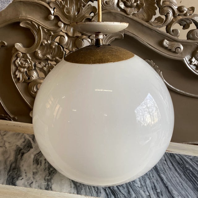 Art Deco 1970s Eames Mid Century Globe Light For Sale - Image 3 of 5