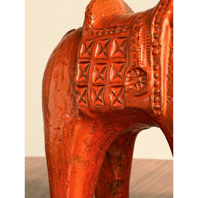 1960s Large Aldo Londi Horse Pottery Sculpture For Sale - Image 6 of 8