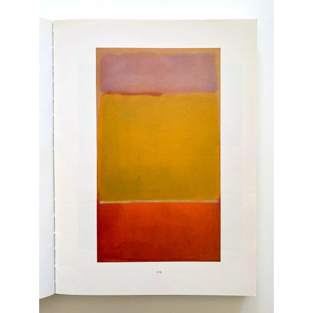Magenta Mark Rothko Vintage 1998 Abstract Expressionist Lithograph Print Landmark Volume Large Exhibition Art Book For Sale - Image 8 of 13