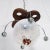 - Pendant designed in the style of Italian designer Gaetano Sciolari - Wood and chrome-plated metal structure - Four arms...