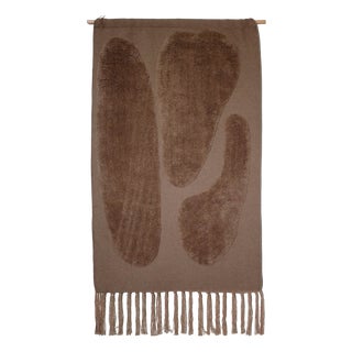 Abstract Voluminous Brown Wall Hanging, 1960 For Sale