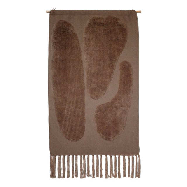 Abstract Voluminous Brown Wall Hanging, 1960 For Sale
