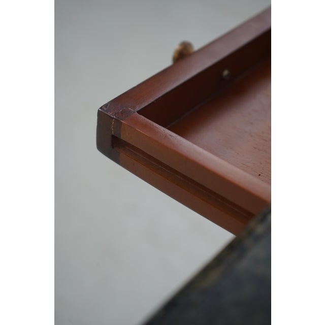 1990s Maitland Smith Attributed Marble Top Continental Occasional Table For Sale - Image 5 of 17