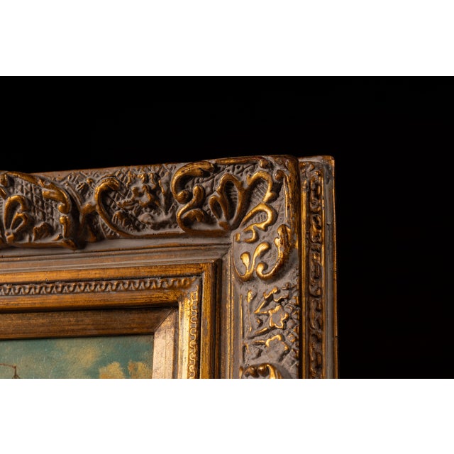 Early 20th Century Early 20th Century Ship at Sea - Going Right | Framed Oil Painting, Signed For Sale - Image 5 of 9